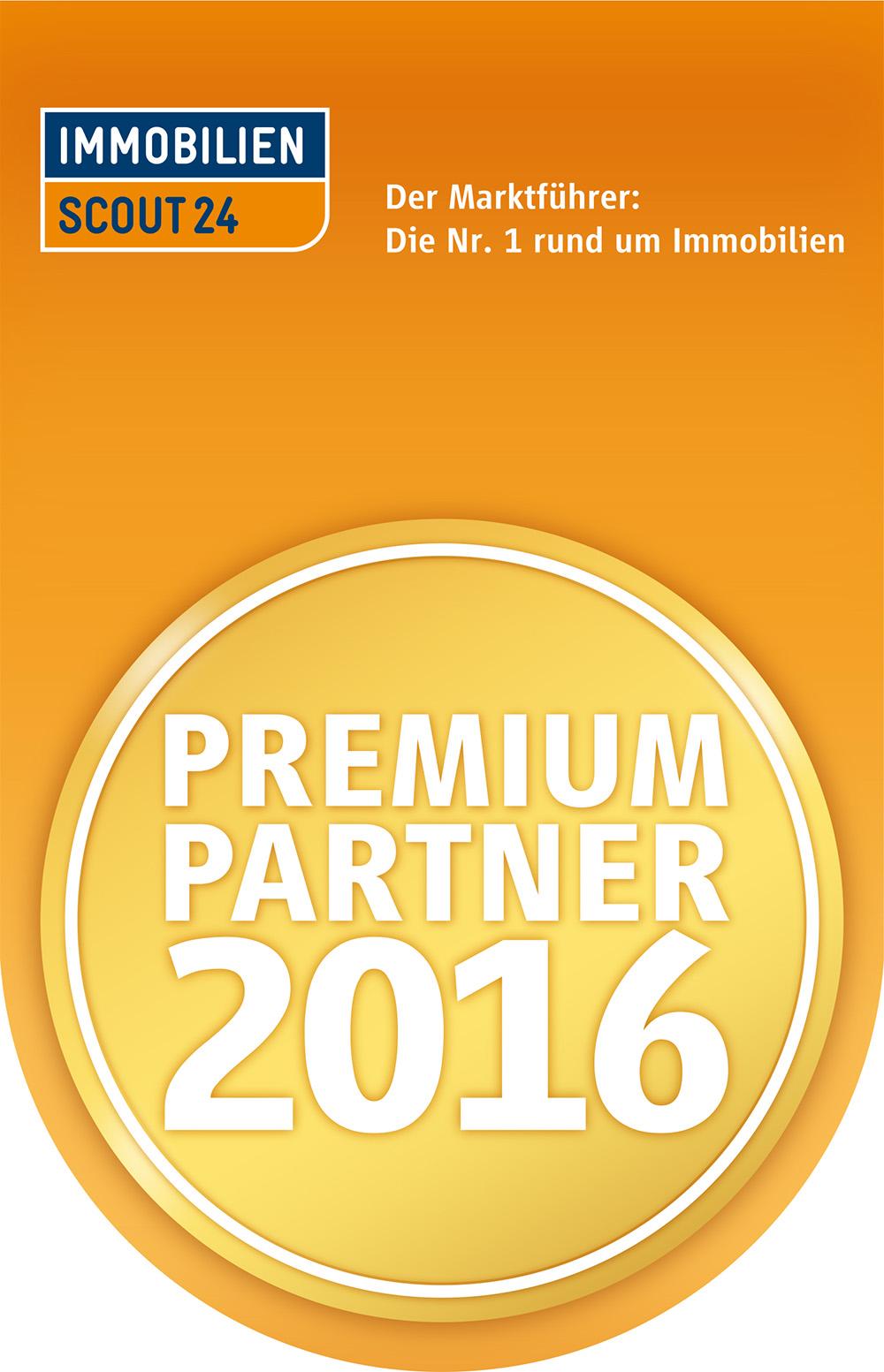 Immobilienscout24 PREMIUM-PARTNER 2016